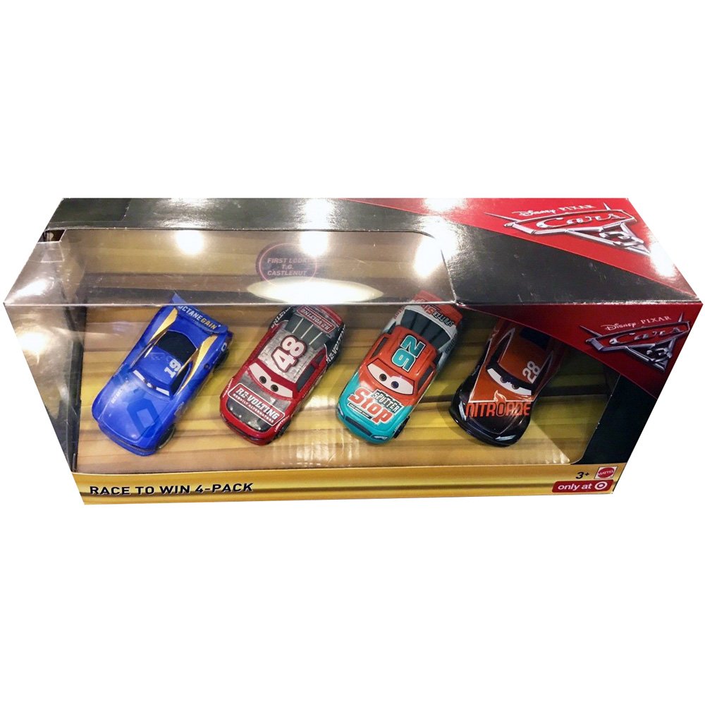 カーズ　マテル　RACE TO WIN 4-PACK Mattel Disney Pixar Cars 3 - Race to Win 4 Pack : Amazon.com.be: Toys